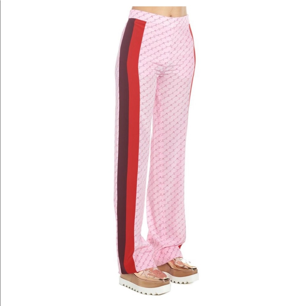 Stella McCartney Silk Monogram Pants